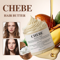 Beurre de Chebe en marque privée, hydratant en profondeur, stimulant la croissance des cheveux, restaure les cheveux abîmés, beurre de ricin naturel, crème capillaire Chebe