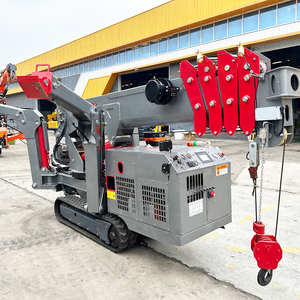 Tonlita CE 2 Ton 3 Ton 4 Ton 5 Ton 8 Ton Mini hidráulica Crawler pluma telescópica control remoto grúa de araña portátil - Product Image 3