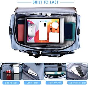 Muestra Gratuita de Fábrica, Bolsa de Viaje Impermeable con Bolsa para Zapatos y Bolsa de Lona Plegable de Gran Capacidad - Product Image 2
