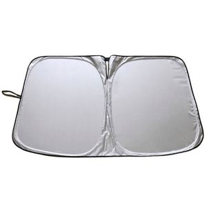 Pare-soleil de voiture personnalisé pliable pour pare-brise avant, en plastique/microfibre, anti-UV, promotionnel, tendance, multifonctionnel - Product Image 2