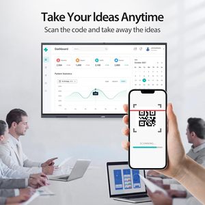 Topnice 65 4K UHD สมาร์ทบอร์ดดิจิตอล All-in-one ไวท์บอร์ดแบบโต้ตอบ48MP ระบบคู่กล้องติดผนังรวมสำหรับสำนักงาน - Product Image 5