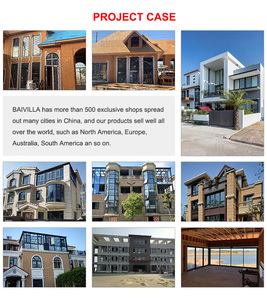 Bảo Mật Cao Thiết Kế Cách Âm Cách Nhiệt Cửa Sổ Windproof Nhôm Đôi Kính Cửa Sổ Trượt Cho Nhà - Product Image 5