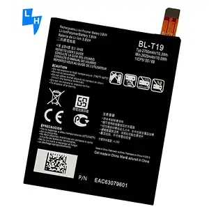 Original BL-T19 removable battery for LG Nexus 5X H791 H798 H790 2700mah 3.8v mobile phone battery