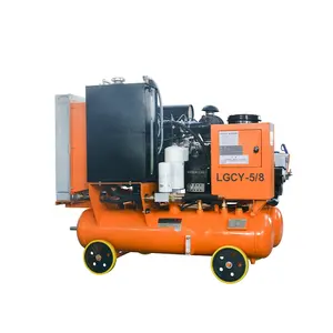 Manufacturer Outlet High Quality Portable Diesel Screw Lgcy-5/8g Air Compressor