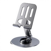 Support de téléphone portable pliable en aluminium et acier inoxydable usiné CNC avec logo personnalisé LongCheng pour promotion de cadeaux