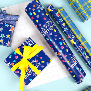 Factory Wholesale 80g Christmas Custom Luxury <b>Gift</b> <b>Wrap</b> <b>Paper</b> 43*300cm Wrapping <b>Paper</b> for Packaging - Product Image 4