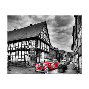 Poster di arte della parete di architettura <span class=keywords><strong>auto</strong></span> bianco nero camera da letto ufficio <span class=keywords><strong>Vintage</strong></span> stampa su tela pittura moderna decorazione per la casa - Product Image 6