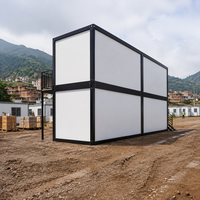 Casa Container Prefabbricata Smontabile a Due Piani CE da 40 piedi per Ufficio Ingegneristico in Acciaio Zincato Q235 con Cucina e Alloggi per Emergenze