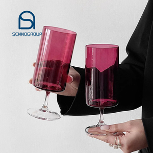 Nouvelle arrivée gobelet droit rose rouge clair <span class=keywords><strong>noir</strong></span> gobelet à <span class=keywords><strong>champagne</strong></span> et verres à vin - Product Image 1
