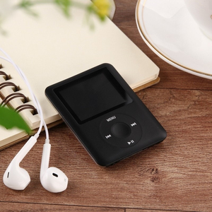 Mini reproductor MP3 con pantalla LCD y botón giratorio, reproductor de música de aleación de aluminio para estudio y deportes - Product Image 4