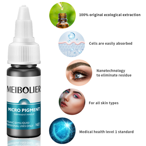 Pigmentos de Maquillaje Permanente Líquido Orgánico OEM Alemania, 33 Colores, Tinta para Tatuaje PMU, Micropigmentación, Pigmento para Labios, Cejas y Microblading - Product Image 3