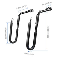 Support de planche de surf pour vélo Xiejia compatible avec les shortboards, les longboards et les grandes planches de surf