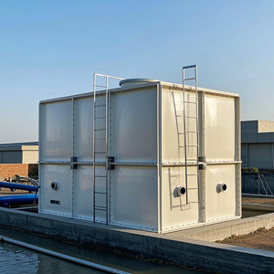 Tanque de almacenamiento de agua de plástico Rectangular de fibra de vidrio FRP de alta calidad, garantía de 3 años, montaje multifuncional de 3000L/hora para 200 - Product Image 5