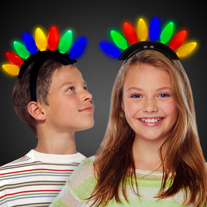 ربطة رأس موهوك لعيد الميلاد تضيء ربطة رأس LED من أجل الحفلات - Product Image 6