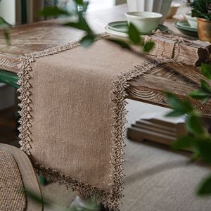 Buti-<span class=keywords><strong>camino</strong></span> de <span class=keywords><strong>mesa</strong></span> para festival, tejido de <span class=keywords><strong>Yute</strong></span> natural, <span class=keywords><strong>mesa</strong></span> decorativa - Product Image 3