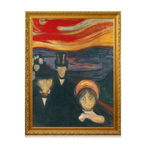 Riproduzione di grande qualità famoso pittore espressista Edvard Munch dipinti ad olio