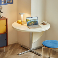 Table à manger pliante vintage, base en métal, imperméable, gain de place, portable, assemblée, pour petit appartement, cuisine, maison