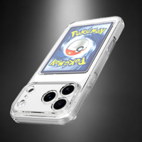 Étui de téléphone pour cartes gradées PSA BGS, compatible iPhone 18 Pro Max, avec espace pour photo de carte de 3 pouces, également compatible iPhone 18 Pro et 17 Pro