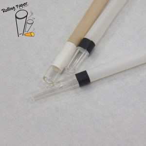 Papier à rouler pour cigares de qualité supérieure avec logo personnalisé, tube droit, OEM avec embout en verre conique, papier à rouler pour fumer pour les lieux haut de gamme - Product Image 6