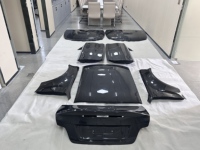 Capot, coffre, ailes latérales, portes, toit en fibre de carbone pour BMW E82 E88 1M, ajustement parfait garanti