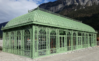 Serre de jardin avec cadre en acier galvanisé