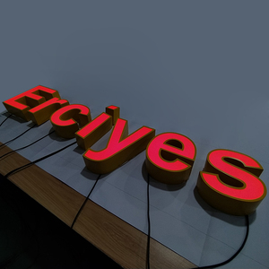 Custom Waterproof Led Giant Vintage Sign 3D Big Colorful <strong>Plastic</strong> <strong>Letter</strong> with Light for Sign - Product Image 3