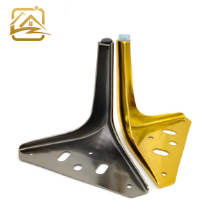 New Modern Furniture Gun Black Silver Gold Feet <b>Legs</b> Furniture <b>Sofa</b> Parts Brass Luxury Copper Hoe <b>Leg</b> - Product Image 2