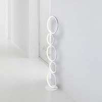 Lampadaire d'angle moderne à LED pour la décoration intérieure avec interrupteur tactile Base d'abat-jour en métal pour le salon et la chambre à coucher