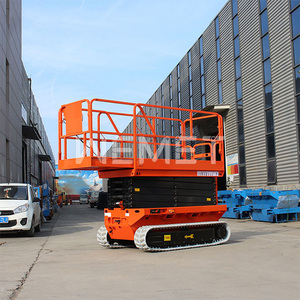 Plataforma Elevadora de Tijera Autopropulsada de Alta Gama de 14m, 12m, 15m y 18m, con Motor Diésel, para Trabajos Fuera de Carretera y Construcción - Product Image 2