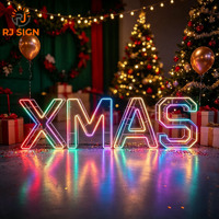 Lettres et chiffres géants lumineux RGB néon 3ft 4ft pour proposition de mariage, anniversaire, fête, événement de remise de diplôme, décoration maison et bureau