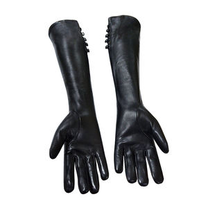 <b>Long</b> Sleeve Sheepskin <b>Leather</b> <b>Gloves</b> Touch Screen Breathable Eco-Friendly Winter Dress <b>Gloves</b> Custom Fashion Opera for Lady - Product Image 2