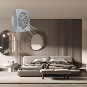 Extractor de Aire Eléctrico de Pared para Baño 230V con Obturador, Sensor de Humedad, Flujo de Aire de 120m³/h, Personalizable OEM/ODM, Eficiente Energéticamente - Product Image 5