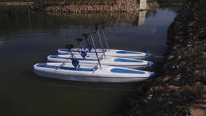 ポータブルウォーターバイクパークウォータープレイクラフトライド2人用ペダルボートウォーターバイクアクアバイクウォーターバイク - Product Image 6