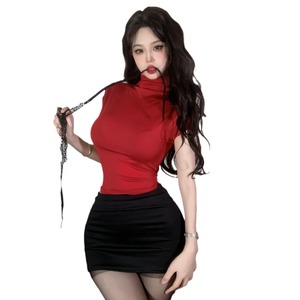 Uniforme de secrétaire sexy et provocante, <span class=keywords><strong>jupe</strong></span> courte purement amincissante et ajustée - Product Image 4