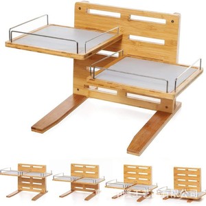 Mesa de Alimentación para Perros de Madera Maciza de Dos Niveles, Elevada y Antideslizante, para Perros Medianos y Grandes - Product Image 5