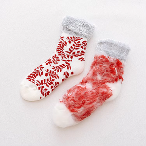 جوارب نسائية دافئة ومريحة من الأكريليك + جوارب سميكة من الريش - Product Image 4