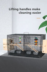 Ingrosso materiale inossidabile di grandi dimensioni gabbia per uccelli grande gabbia pappagallo H0Qau acrilico gabbia per uccelli - Product Image 3