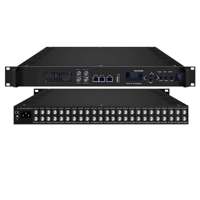 Dexin CSP-3508B  Tuner to IP Gateway 8way 16 way 24 way  DVBS/S2 with LCD screen CSP-3508B
