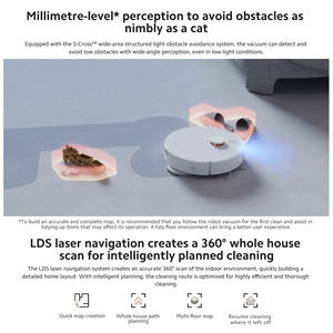 Original para <span class=keywords><strong>Xiaomi</strong></span> <span class=keywords><strong>Robot</strong></span> Vacuum X20 + 6000Pa Succión 5200mAh Batería Inteligente LDS Aspirador de barrido inalámbrico - Product Image 4