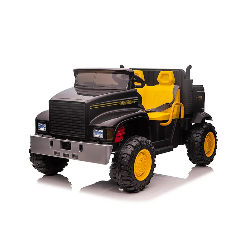 Tractor shape Children's favorite electric toy four-wheeled vehicle that can be driven. With MP3 music player and 2.4 R/C