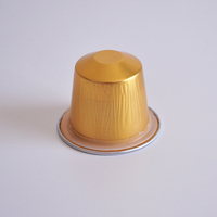 Capsules de café vides compatibles espresso en papier d'aluminium jetables avec couvercle