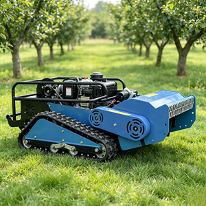 Tondeuse robot chenillée télécommandée DIY 800 mm <span class=keywords><strong>4</strong></span> temps à essence pour pentes et vergers 600W - Product Image 2