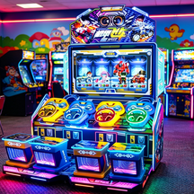 Máquina de Juego Arcade de Carreras Interactiva para 4 Jugadores, Juego de Conducción Interior para Niños para Parques de Aventuras - Product Image 3