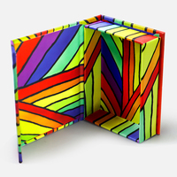 Boîtes cadeaux personnalisées en raphia rigide, laminées mat, avec revêtement UV, colorées, luxueuses, holographiques, en matériaux recyclés, fermeture magnétique