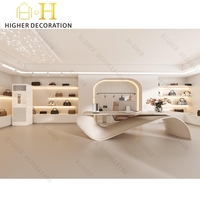 Étagères de présentation pour sacs et chaussures, présentoir de magasin pour sacs et chaussures, vitrine de magasin