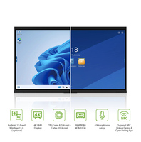 D-LED sans fil de haute technologie multi-écran tactile tableau blanc numérique équipement de classe tout en un PC