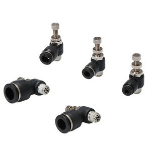 Elbow Straight Male Brass Plastic Push in Fitting Pneumatic Air Fitting <b>Quick</b> <b>Connector</b> Pneumatic Part Cylinder Fittings - Product Image 4
