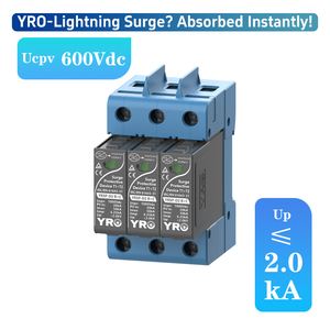 YRO 1000V DC Surge protettore 3P pali <span class=keywords><strong>protezione</strong></span> contro i fulmini CE per il sistema <span class=keywords><strong>solare</strong></span> apparecchiature elettroniche industriali Max 50KA - Product Image 4