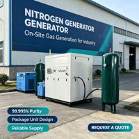Générateur d'azote PSA compact propulsé par l'air propre pour le remplissage d'électrolyte de batteries lithium-ion