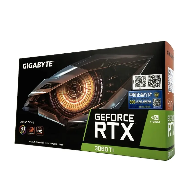 Brand New Graphics Card GIGABYTE RTX 3060 Ti GAMING OC 8G For Desktop Gaming GIGABYTE 3060Ti